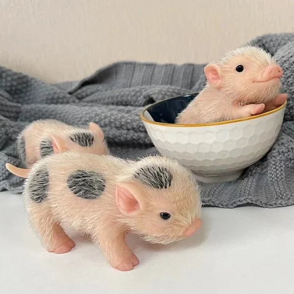 Mini Reborn Piglet Doll – Soft Realistic Silicone Baby Toy