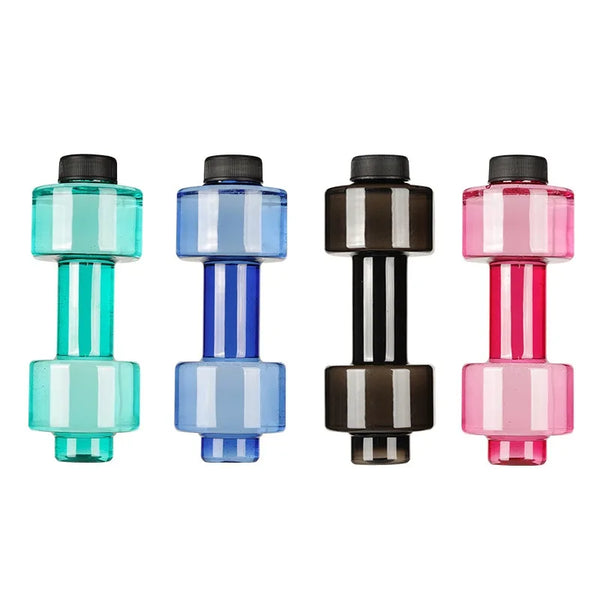 Dumbbell Water Bottle – Large Capacity Sports & Fitness Bottle
